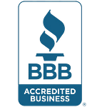 Better Business Bureau accredited contractor logo – trusted and reputable roofing company